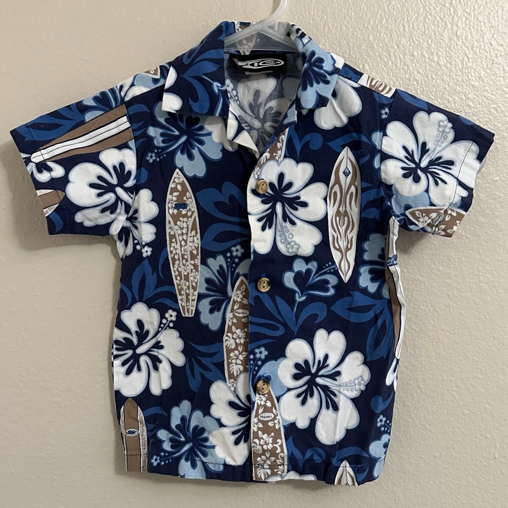 Cute Toddler Hawaiian Shirt! ✨